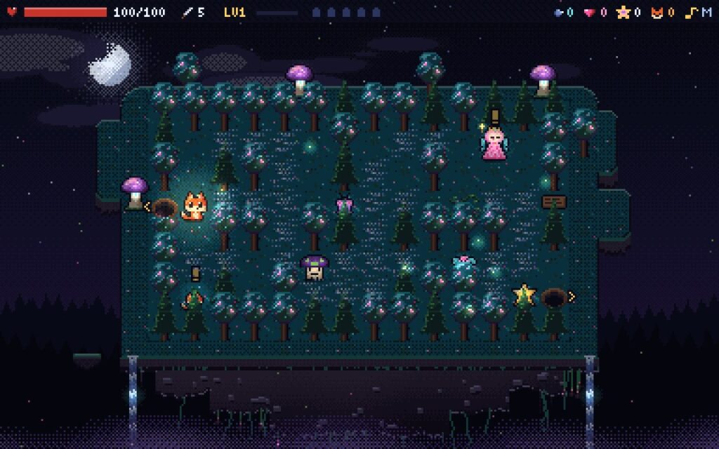 The Fairy Queen in a glowing enchanted forest