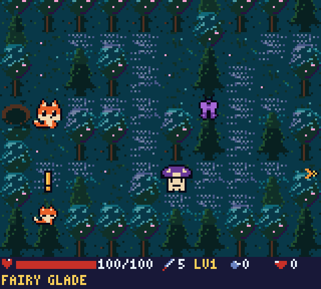 An enchanted forest with a mushroom friend and a fairy